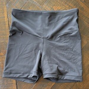 GAP Black High-Waist Bike Shorts